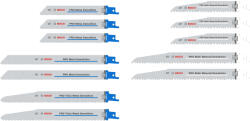 Bosch 12 részes PRO Demolition fűrészlapkészlet 3xS925VF, 3xS610VF, 2xS1110VF, 2xS1125VF, 2xS1130CF (2607011821)