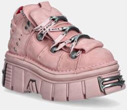 New Rock velúr sportcipő Nobuk Rosa, Tower Rosa C73 E14 Acero - rózsaszín Női 38