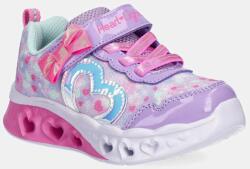 Skechers gyerek sportcipő FLUTTER HEART LIGHTS - lila 22