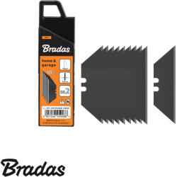 Bradas DIY-KN1902BB BLACK trapézpenge SK2, fekete - 10 darab (DIY-KN1902BB/10BOX)