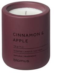 Blomus (Германия) Ароматна свещ BLOMUS FRAGA с аромат Cinnamon & Apple - Ø6.5 х 8 см - цвят бордо (BLOMUS 66455)