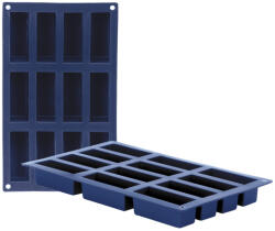 ibili Силиконова форма за печене IBILI Blueberryс 12 правоъгълни гнезда (IBILI 870039)