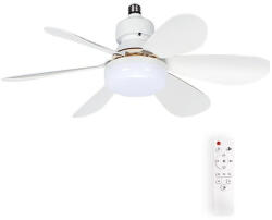 VITO LED mennyezeti ventilátor FANLUX-A6 15W 3xCCT (3000K/4500K/6500K) 1275lm 52CM fehér távirányítóval 2027720 VITO (2027720)