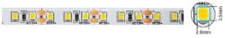 VITO SMD LED szalag LEDStrip+ 24V 120x2835 9.6W/m 6000K 980lm/m IP20 3m ragasztó 8mm 5m/tekercs vágási egység 5cm 5540480 VITO (5540480)