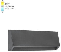 VITO LED kültéri lépcsővilágító ADRIA-ST 4W 244/276/248lm 3xCCT IP65 80x220 antracit 3230461 VITO (3230461)