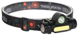 VITO FLASH-5 tölthető LED fejlámpa 3W+1W 140lm 6000K (hideg fehér) fekete 5000520 VITO (5000520)