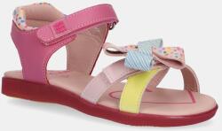 Agatha Ruiz de la Prada gyerekszandál bőrből - rózsaszín 33