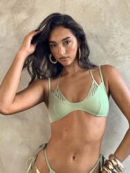 Shein Zöld Bikini Felső Nyakba Akasztható Vállpántokkal Sima Shein M