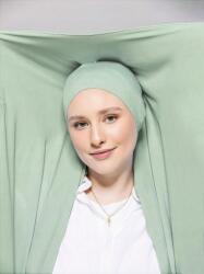 Shein Zöld Sima Klasszikus Chiffon Sál Shein Fejre Illeszkedő