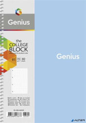 Shkolyaryk Publishing House Spirálfüzet, B5, kockás, 80 lap, SHKOLYARYK 'Genius', vegyes (B5-080-6800K)