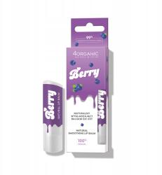4organic 4ORGANIC_Natural Lip Balm természetes kisimító ajakbalzsam Berry 5g