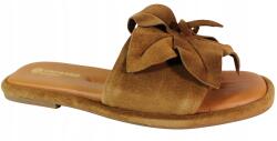  Női flip-flop papucs Vacarro Bőr WL26 111.25039 Barna Velúr Kényelmes 38 (WL26 111.25039)
