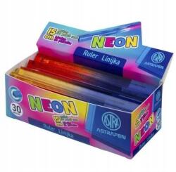Astra Vonalzó Háromszög Keresztmetszetű Neon (30DB) Astra (linijka o trójkątnym przekroju neon (30szt) a)