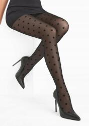 Marilyn Fekete pöttyös tüll harisnyanadrág Tüll Polka Dots Marilyn 3/4