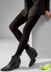 Legs Organikus pamut harisnyanadrág fekete sima 607 Bio Cotton Legs 3