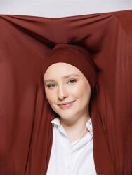 Shein Barna Klasszikus Chiffon Sál Sima Illeszkedésű Shein Univerzális