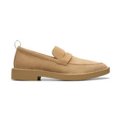 Clarks Martock Suede Leather Loafers Mocasini barbati in Bej Culori 26180847 (26180847)