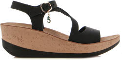 Fantasy Sandals S5020 Platforme Dama Anatomici De Vară Negre (S5020)