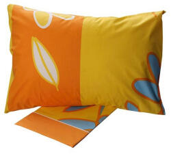Sunshine Set Cearșafuri Single 160x260cm. Cotton Feelings Imprimat 152-187-4 Galben 3buc (152-187-4)