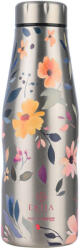 Estia Home Art Travel Flask Save the Aegean Sticlă Termos Oțel inoxidabil Fără BPA 500ml Silver Botanic 01-31633 (01-31633)