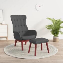 vidaXL Scaun de relaxare cu taburet, gri deschis, textil GartenMobel Dekor (3097724)