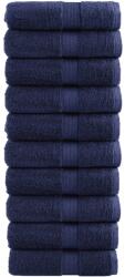 vidaXL Премиум кърпи за гости SOLUND 10 бр. тъмносини 30x50 см 600 г/м2 (137256)