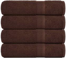 vidaXL Кърпи за ръце FROGN 4 бр. Кафяви 50x100 см 360 г/м2 (136759)