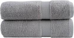 vidaXL Премиум кърпи за душ SOLUND 2 бр. сиви 70x140 см 600 г/м2 (137308)