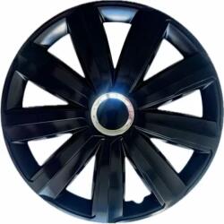 Cridem Set capace roti auto Cridem Drift RC 14 inch, negru/crom, 4 bucati (CRI1471RCBL)