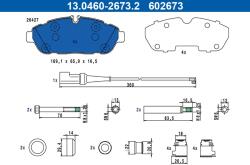 ATE Set placute frana ATE 13.0460-2673.2 (13.0460-2673.2)