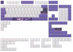 Dark Project Capace pentru tastatură Dark Project - Violet Horizons, PBT, violet/alb (FSH-DP-KS177-DPUP1)