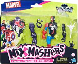 Marvel Set 2 figurine, Marvel, Mixmashers, Venom Vs Venomized Spiderman (F9194) Figurina