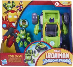 Hasbro Set Marvel Iron Hulk 2 in 1 cu vehicul transformabil si figurina (G1258_G1475) Figurina