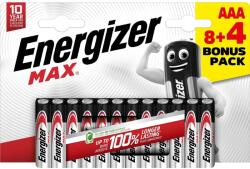 Energizer Max mikro ceruza elem (AAA) 12db LR03MAX-DHP12 (LR03MAX-DHP12)
