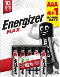 Energizer Max mikro ceruza elem (AAA) 5db LR03MAX-CHP5 (LR03MAX-CHP5)