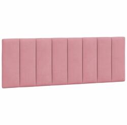 vidaXL rózsaszín bársony fejtámla párna 140 cm 1 kg (374674)