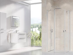 RAVAK Chrome CRV2-110 zuhanyajtó szatén+transparent (1 oldal) (1QVD0U00Z1)