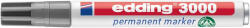 edding Alkoholos marker, 1, 5-3 mm, kúpos, EDDING "3000", szürke (TED3000SZ) - tutitinta
