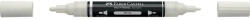 Faber-Castell Akril marker kétvégű MULTIMARK 101 Faber-Castell fehér (FC185901) - web24
