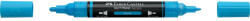 Faber-Castell Akril marker kétvégű MULTIMARK 448 Faber-Castell azúrkék (FC185949) - web24