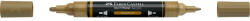 Faber-Castell Akril marker kétvégű MULTIMARK 178 Faber-Castell kávé barna (FC185978) - web24