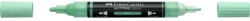 Faber-Castell Akril marker kétvégű MULTIMARK 412 Faber-Castell mentazöld (FC185911) - web24