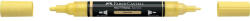 Faber-Castell Akril marker kétvégű MULTIMARK 102 Faber-Castell vanília (FC185902) - web24
