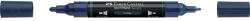 Faber-Castell Akril marker kétvégű MULTIMARK 450 Faber-Castell indigókék (FC185947) - web24