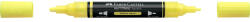 Faber-Castell Akril marker kétvégű MULTIMARK 256 Faber-Castell neon sárga (FC185956) - web24