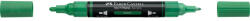 Faber-Castell Akril marker kétvégű MULTIMARK 316 Faber-Castell zöld (FC185916) - web24