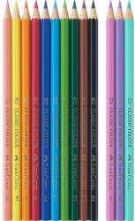 Faber-Castell Színes ceruza készlet hatszögletű UNIKORNIS + matrica Faber-Castell 10+3klf. szín (FC111219) - web24
