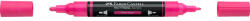 Faber-Castell Akril marker kétvégű MULTIMARK 253 Faber-Castell neon rózsaszín (FC185953) - web24