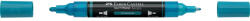 Faber-Castell Akril marker kétvégű MULTIMARK 313 Faber-Castell türkiz (FC185913) - web24