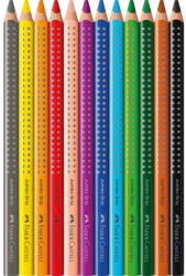 Faber-Castell Színes ceruza készlet háromszögletű GRIP Jumbo Faber-Castell 12klf. szín (FC110912) - web24